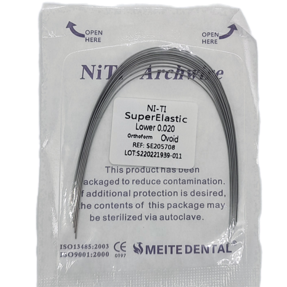 Dental Orthodontic Super Elastic Niti Arch Wire Round 012-020 UPPER LOWER