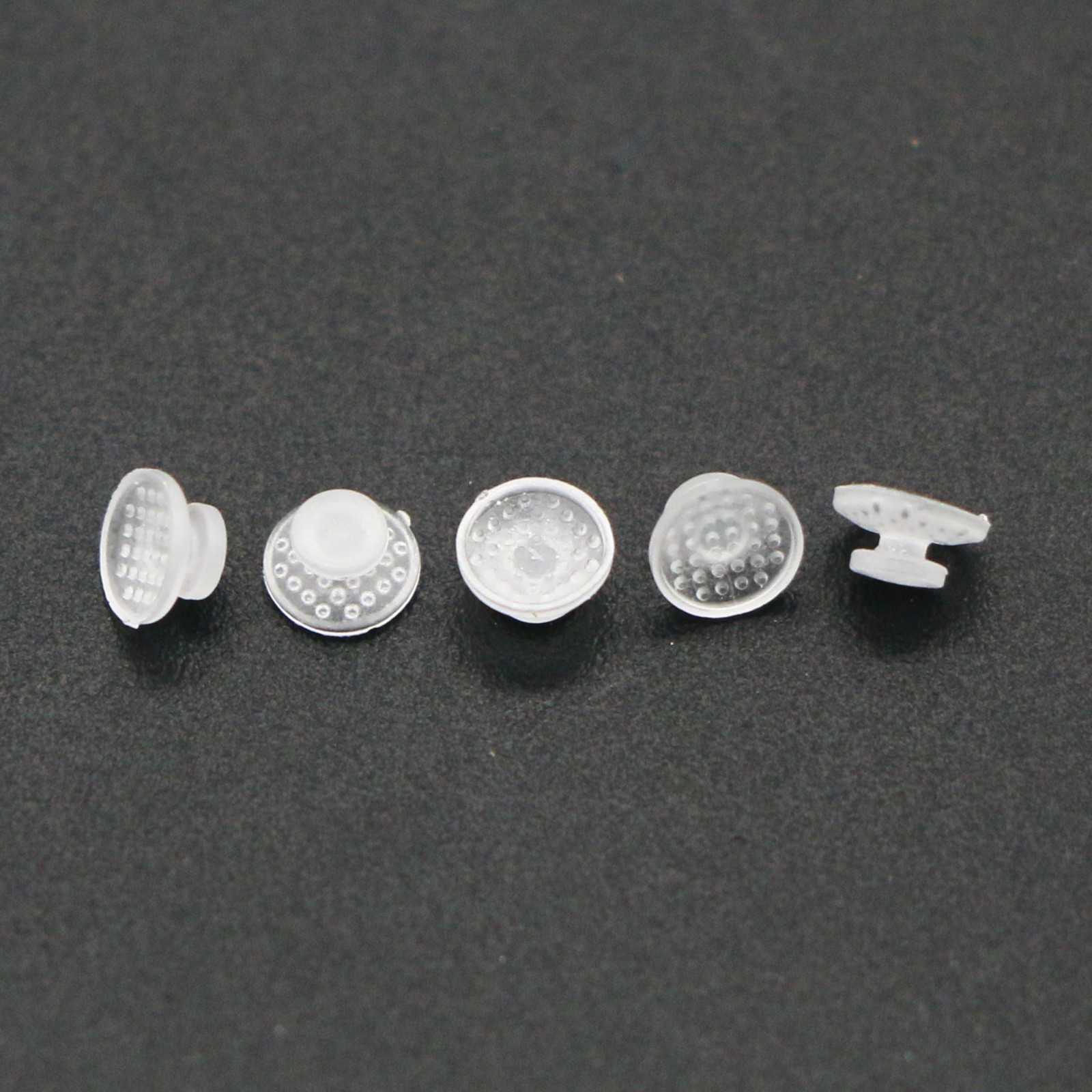 US 100Pcs/Pack Dental Ortho Ceramic Clear Lingual Buttons Bondable Round Base