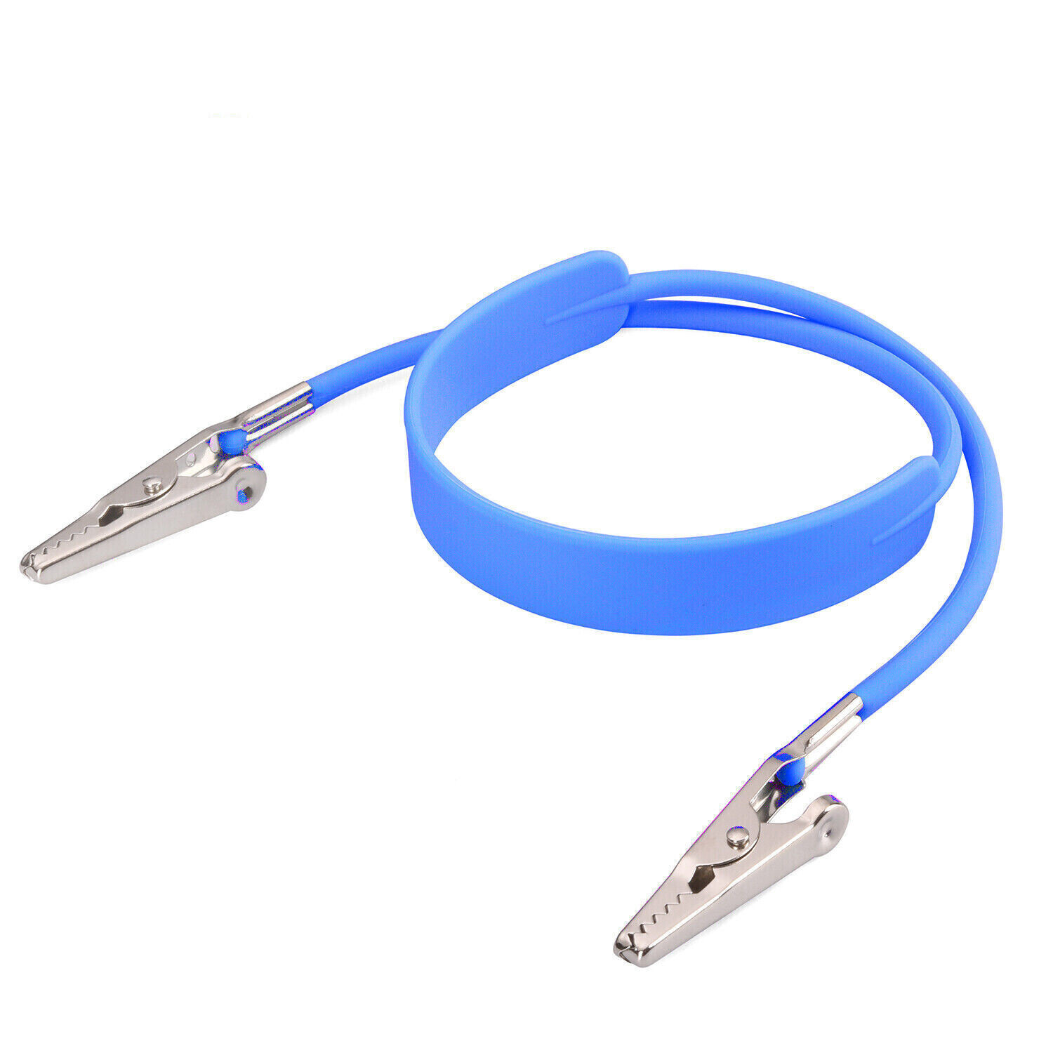 Dental Bib Clips Flexible Autoclavable Silicone Chain Patient Napkin Holder Clip