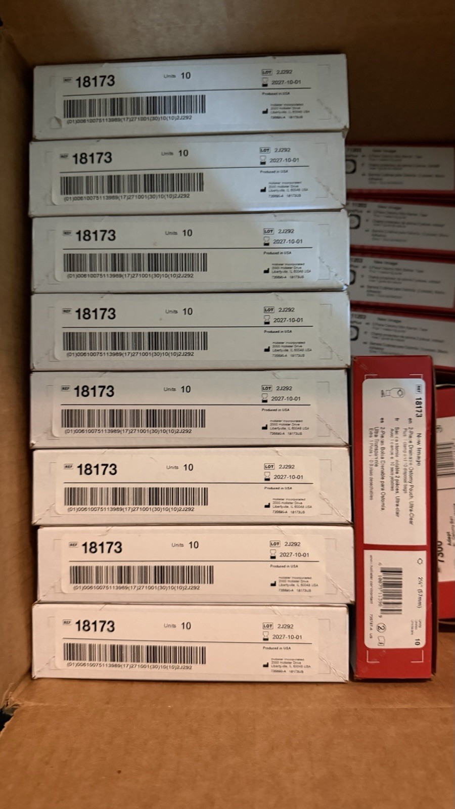 Hollister Ostomy Supplies Lot 90+ Bags And 20+ Flanges And Additional Items