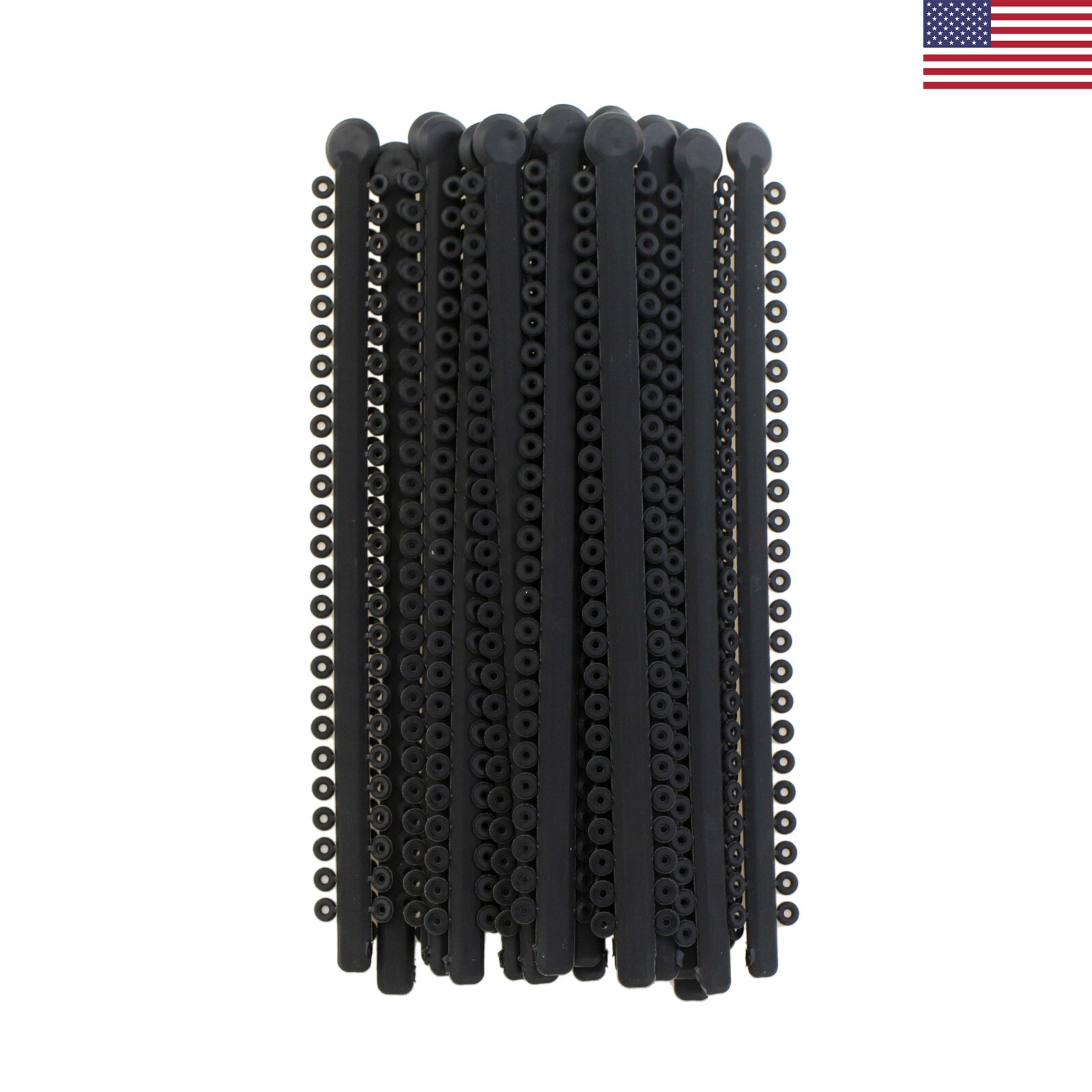Dental Orthodontic Ligature Ties 1040 Pc Multi-Colors Super Elastic Rubber Bands
