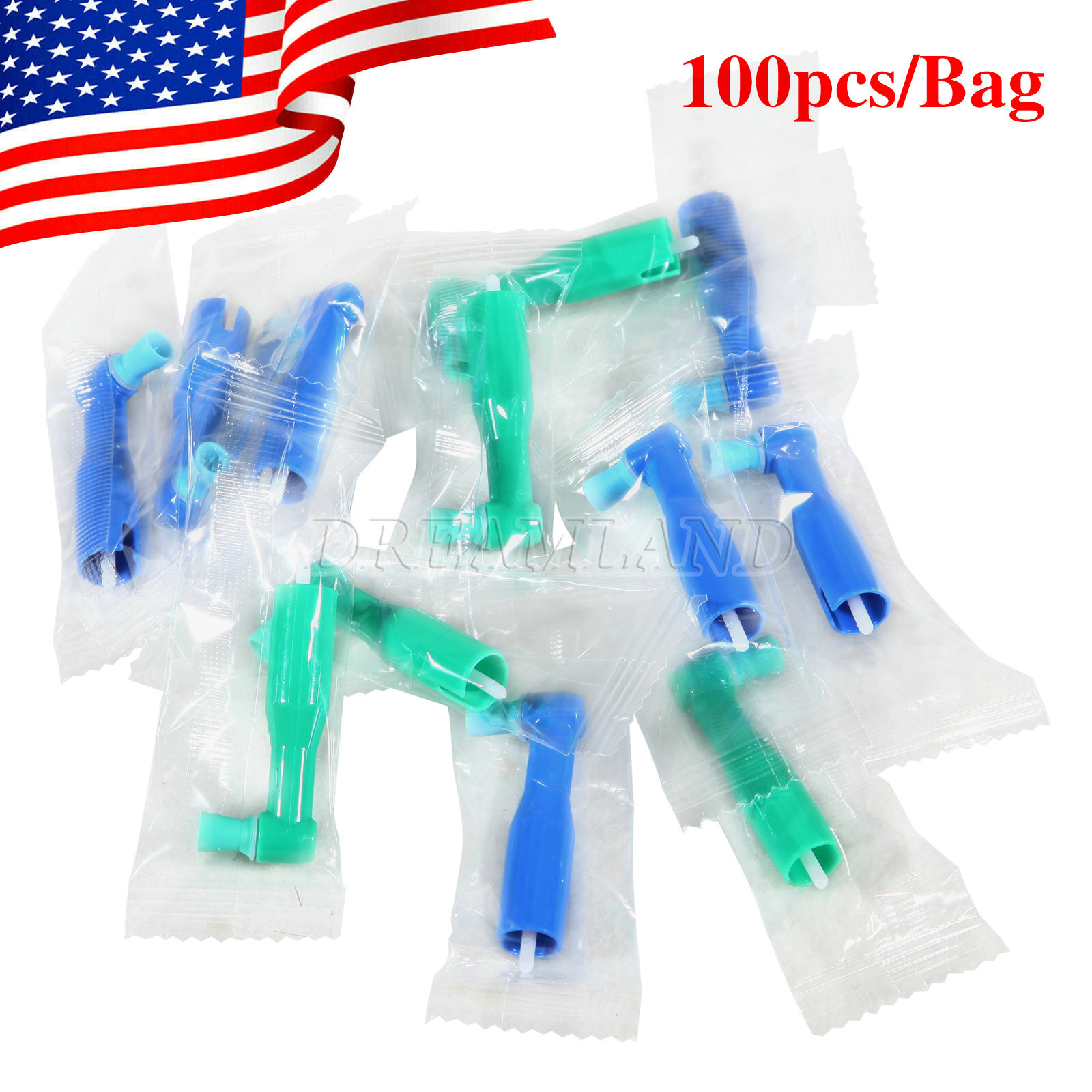 Dental Hygiene Prophy Handpiece Air Motor 4 holes Straight Nose Cone All-Types