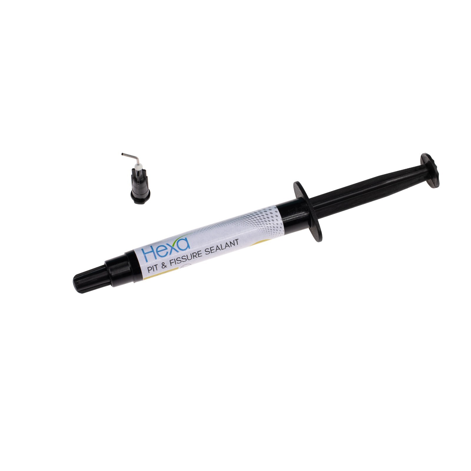 Hexa Dental Pit Fissure Sealant Light Cure Resin Fluoride Release 4 Syringe Kit