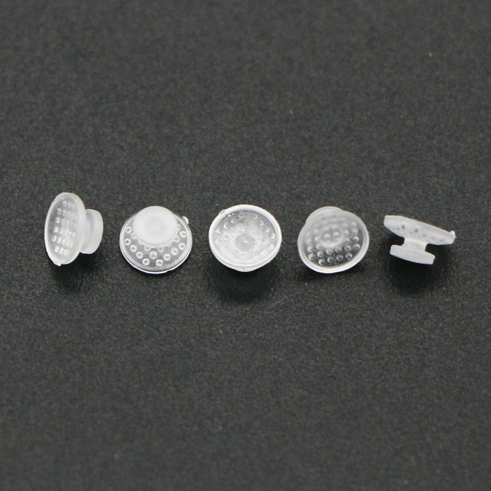 10 Pcs/Pack Dental Orthodontic Ceramic Clear Lingual Button Bondable Round Base