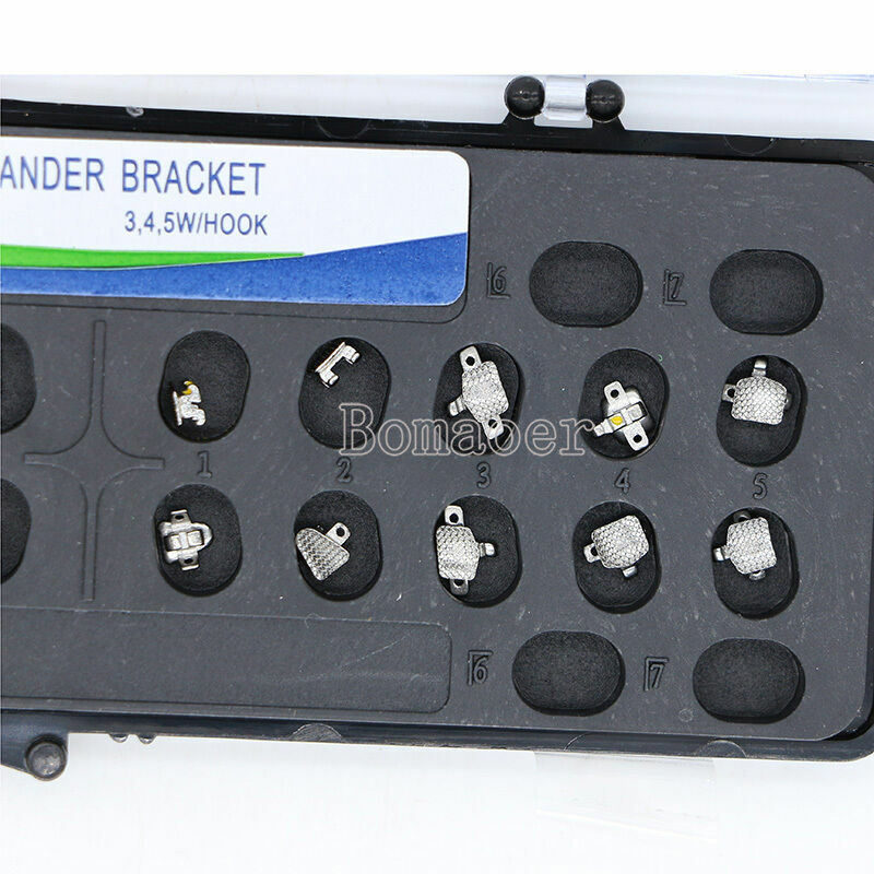 10×Dental Orthodontic Alexander Brackets With 345 Hooks 018&022 20pcs/pack