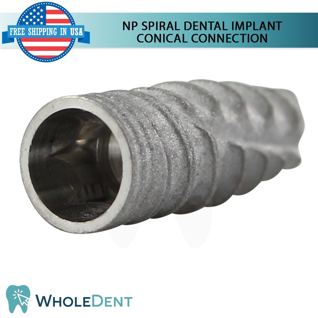 X5 Narrow Platform Spiral Conical Connection Hex 2.25mm Dental Titanium Sterile
