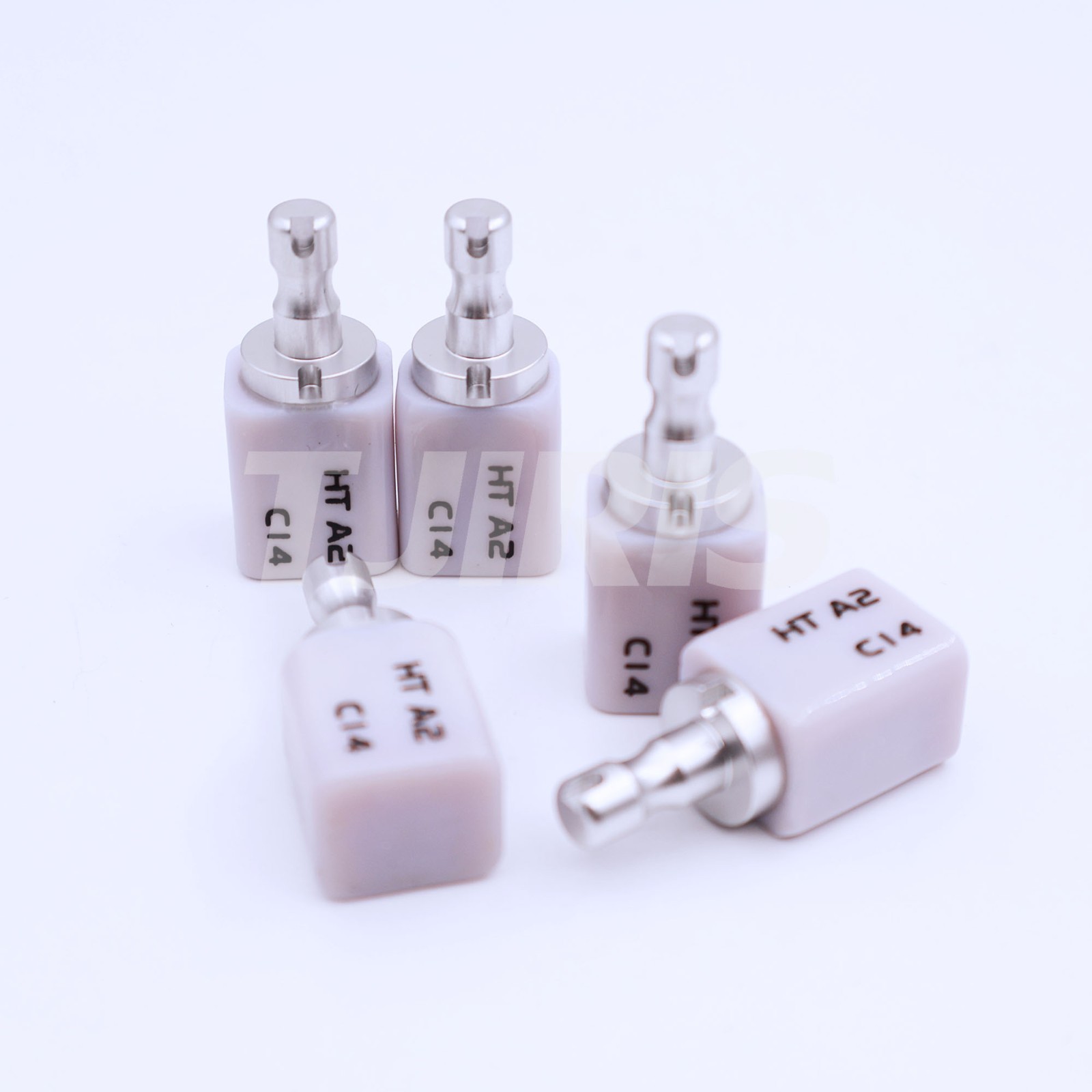 C14 Emax Dental Glass Ceramic Lithium Dislicate CAD/CAM Cerec Blocks 5PCS
