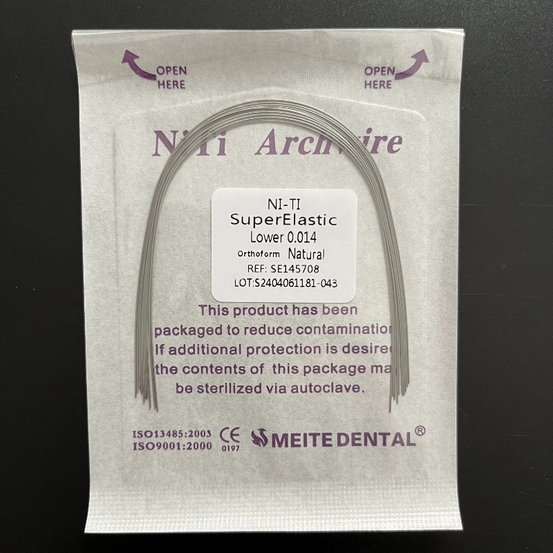 200 Packs Arcos de Dental Ortodoncia Redondos Niti Arco de Alambre Su Arch Wire