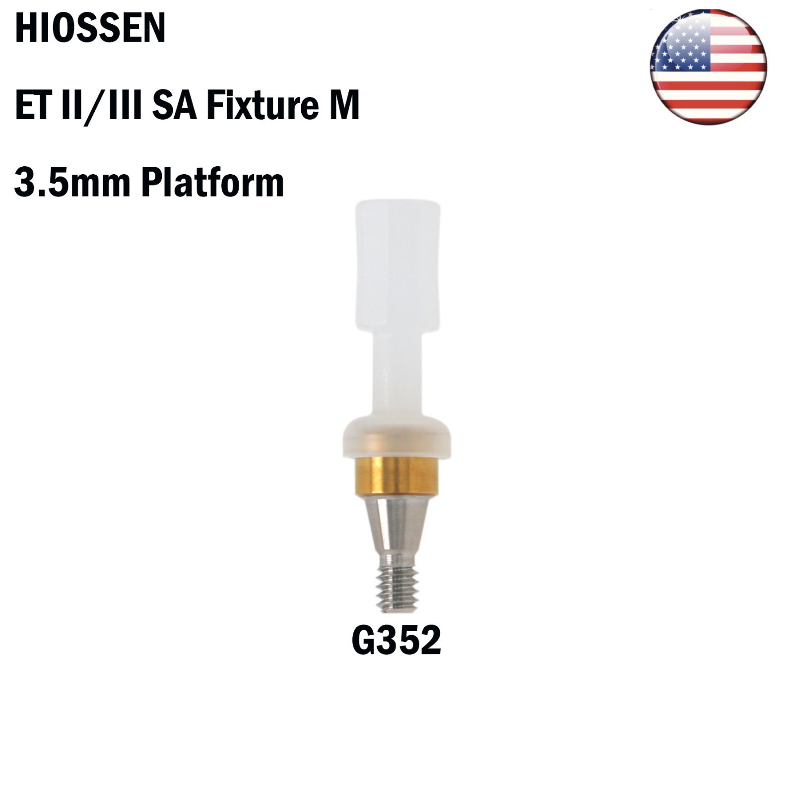 Dental Locator Abutment Attachment for Osstem Hiossen Mini Regular GH1/2/3/4/5/6