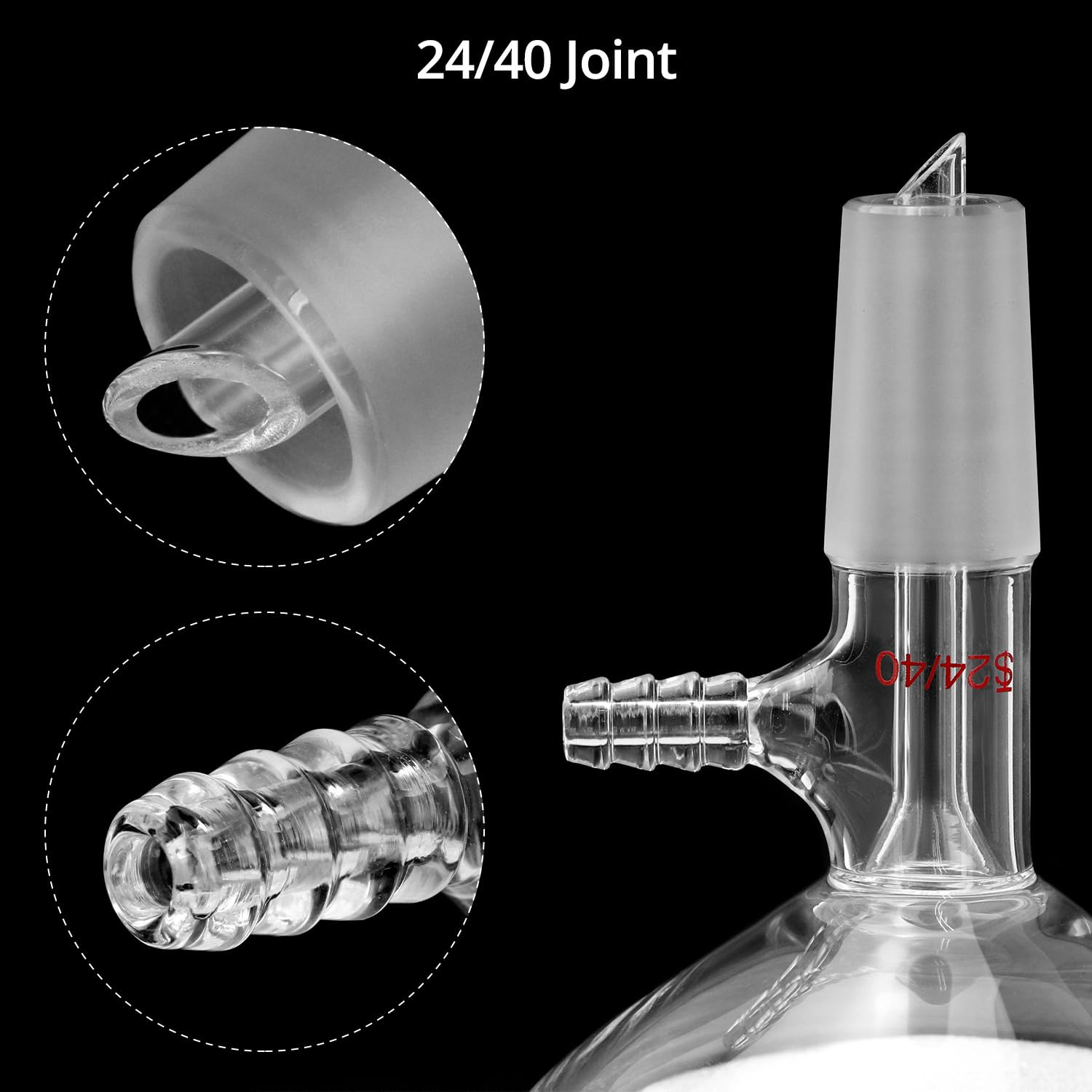 500Ml Filtering Buchner Funnel Medium Frit (G1) Lab Glassware with Standard 2…