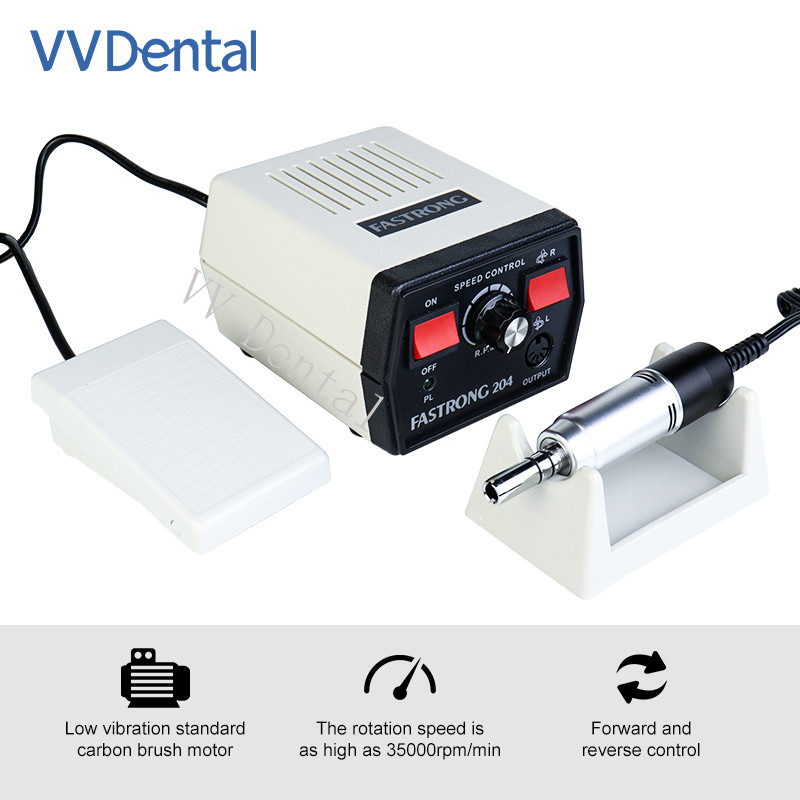 Dental Strong 204 Micro Motor 102l Polishing Handpiece 220v Polish Motor