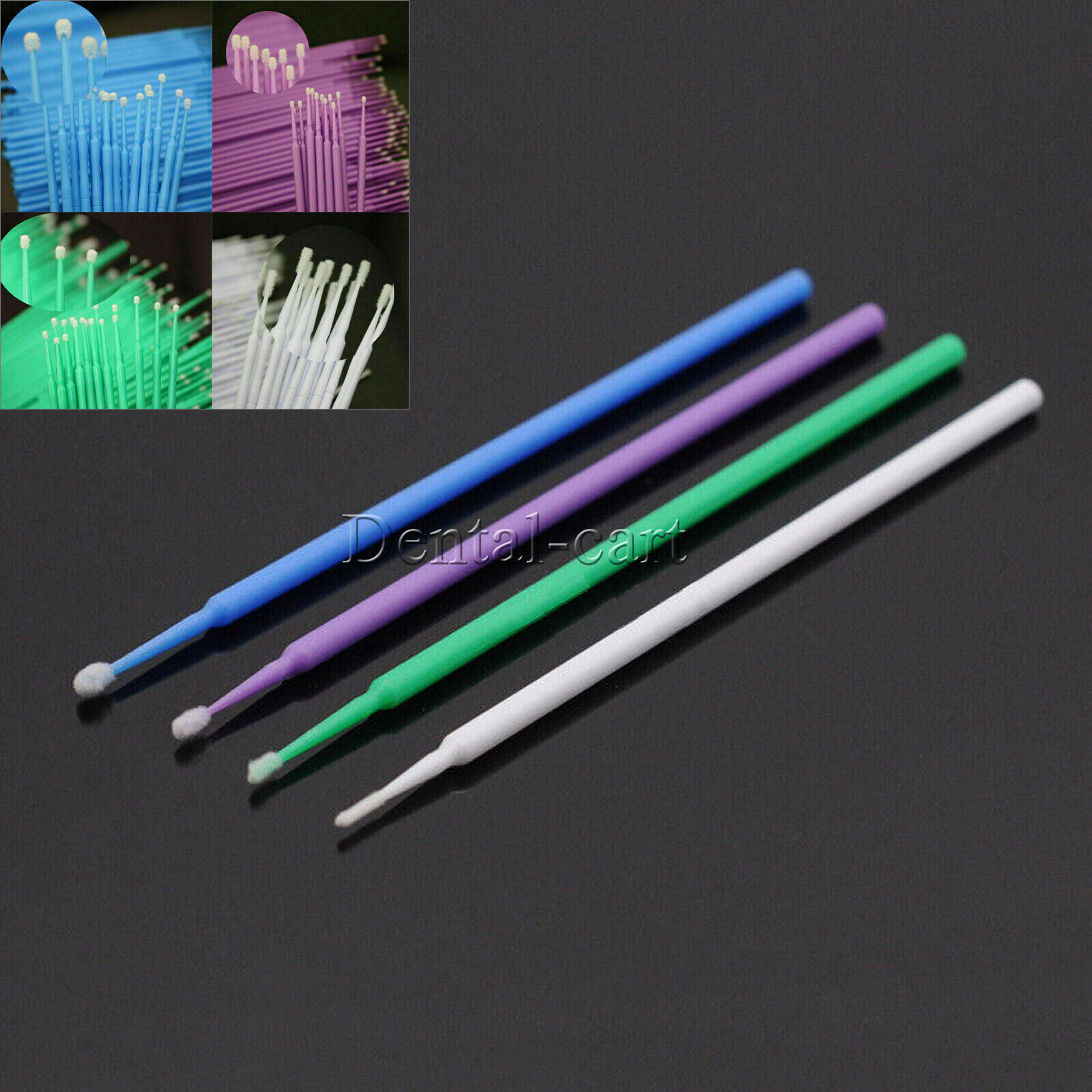 100 pcs/pack micro applicator micro brush Regular fine ultrafine dental beauty