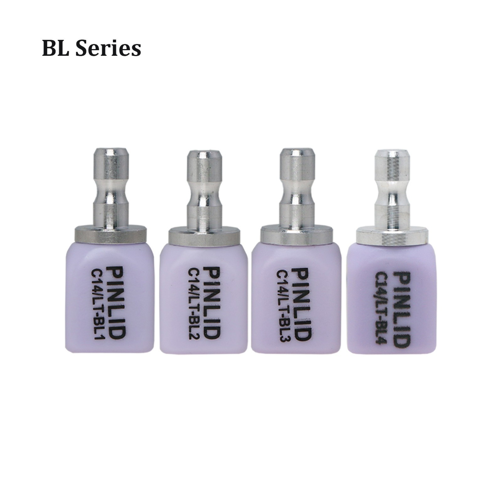 C14 HT/LT Dental Glass Ceramic Lithium Dislicate Emax CAD/CAM Cerec Blocks 5Pcs