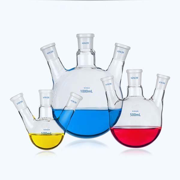 5ml – 1000ml Round Bottom Boiling Flask with 1-4 Standard Necks Lab Supplies ca