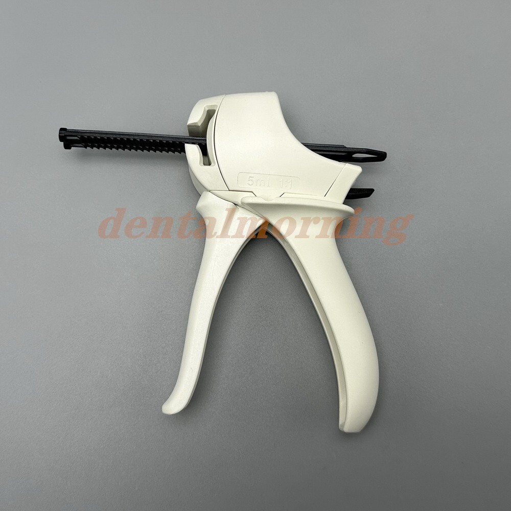 Dental Dispenser Impression Mixing Dispensing Delivery Gun 5ML 1:1/4:1 Mixer