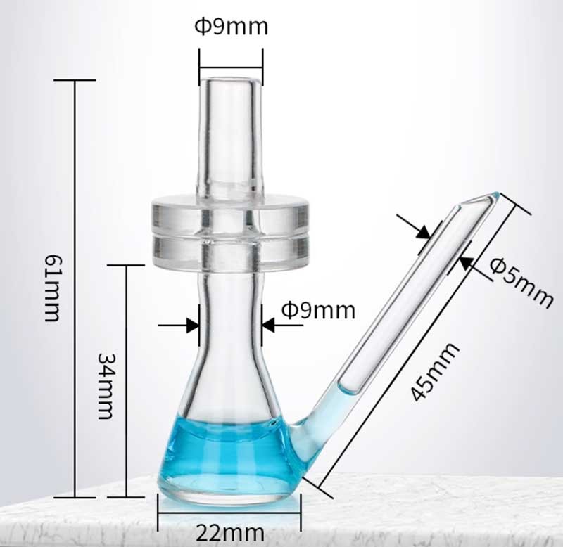 High Transparency Borosilicate Glass Transdermal Diffusion Cell 9–25mm Lab
