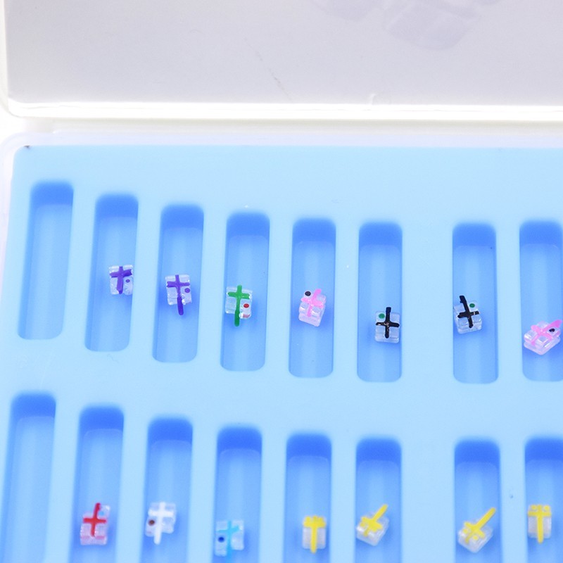 20Pcs Dental Orthodontic Ceramic Sapphire Bracket Monocrystalline Roth/MBT 022