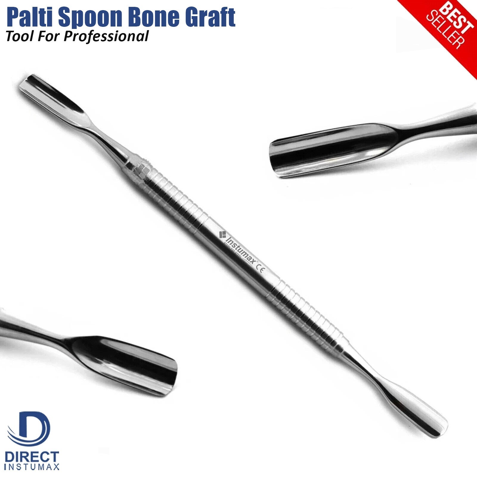 Dental Palti Spoon Graft Bone Augmentation Applicator Implant Instruments