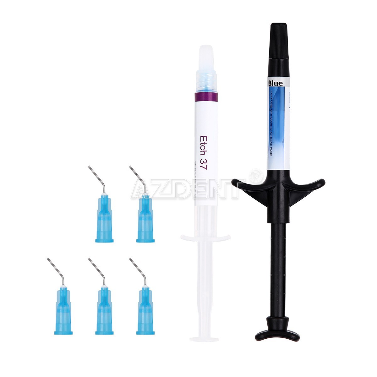 Dental Light Cure Orthodontic Adhesive Kit Blue Open bite and ortho band bonding