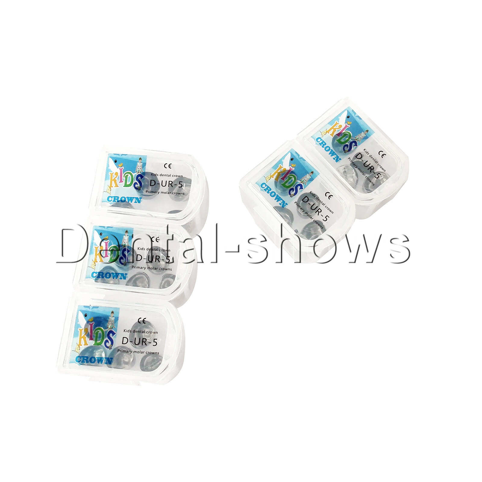 5pcs Dental Kids Primary Molar Crowns Stainless Steel Pediatric crown 48 Sizes