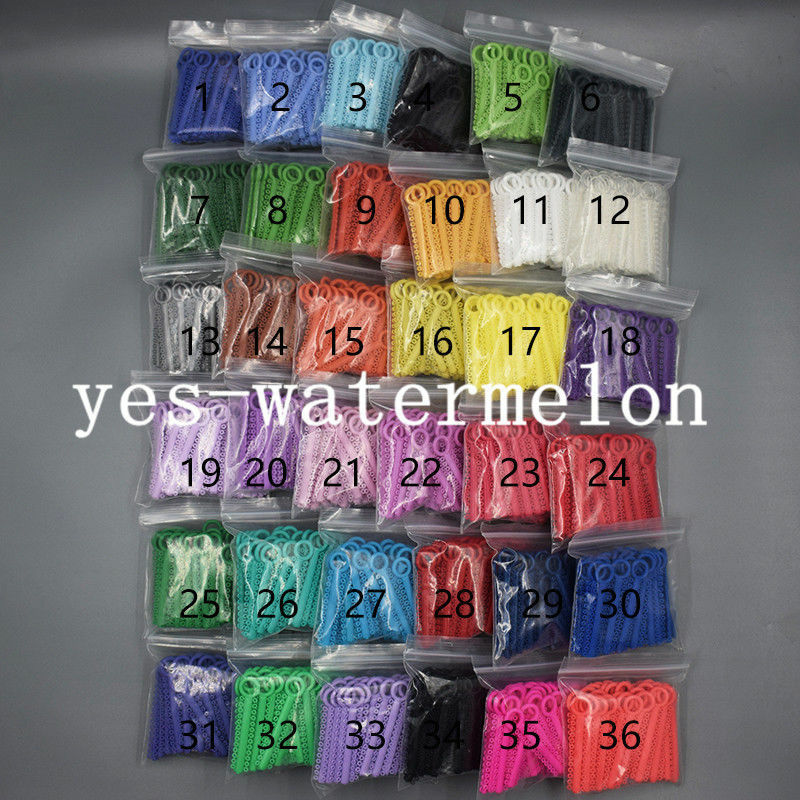 20 Pack Rubber Orthodontics Ligature Ties Dental Bands 37 Colors To Choose New