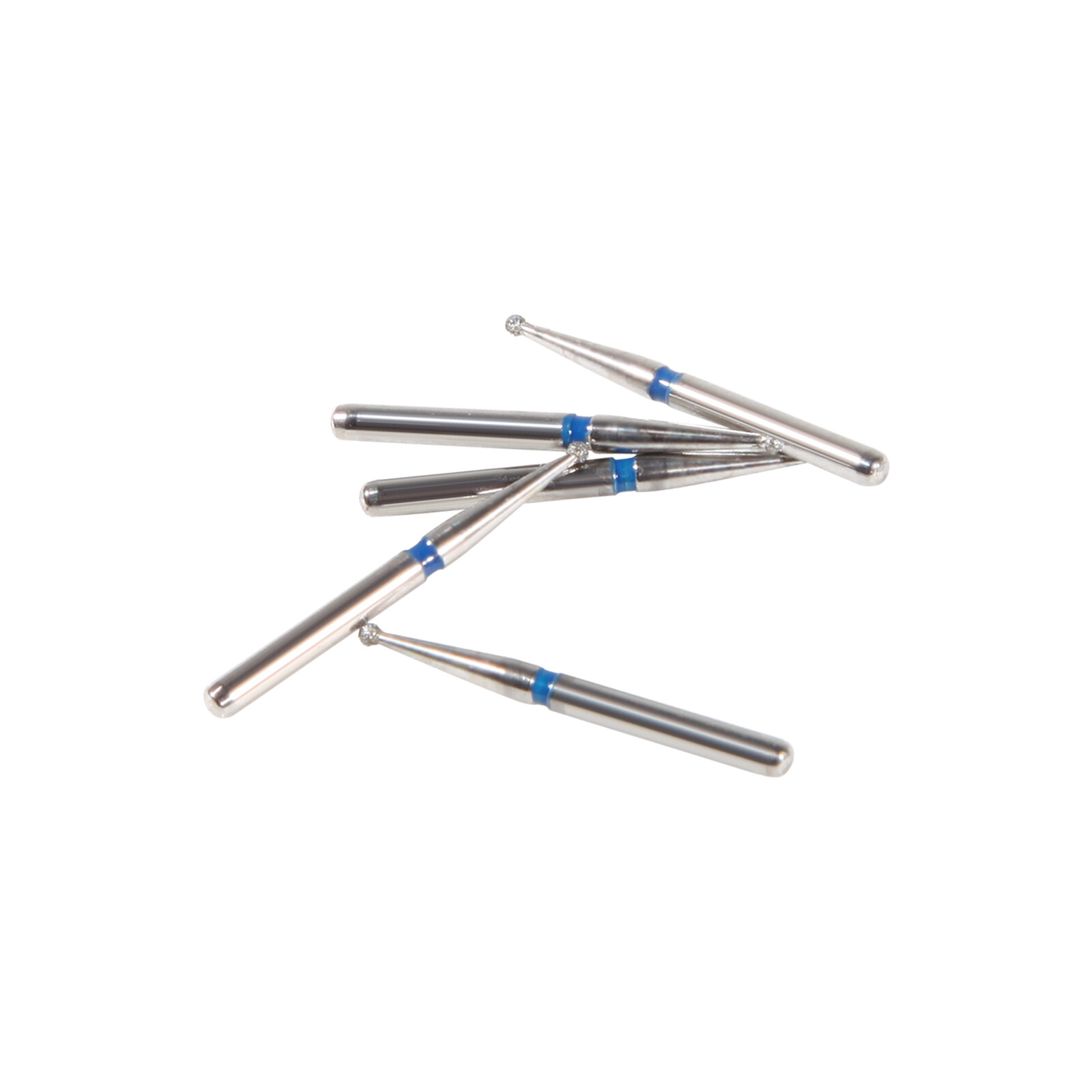 100pcs Dental Diamond Burs Ball Round BR-49 For High Speed Handpiece 5 pcs/pack