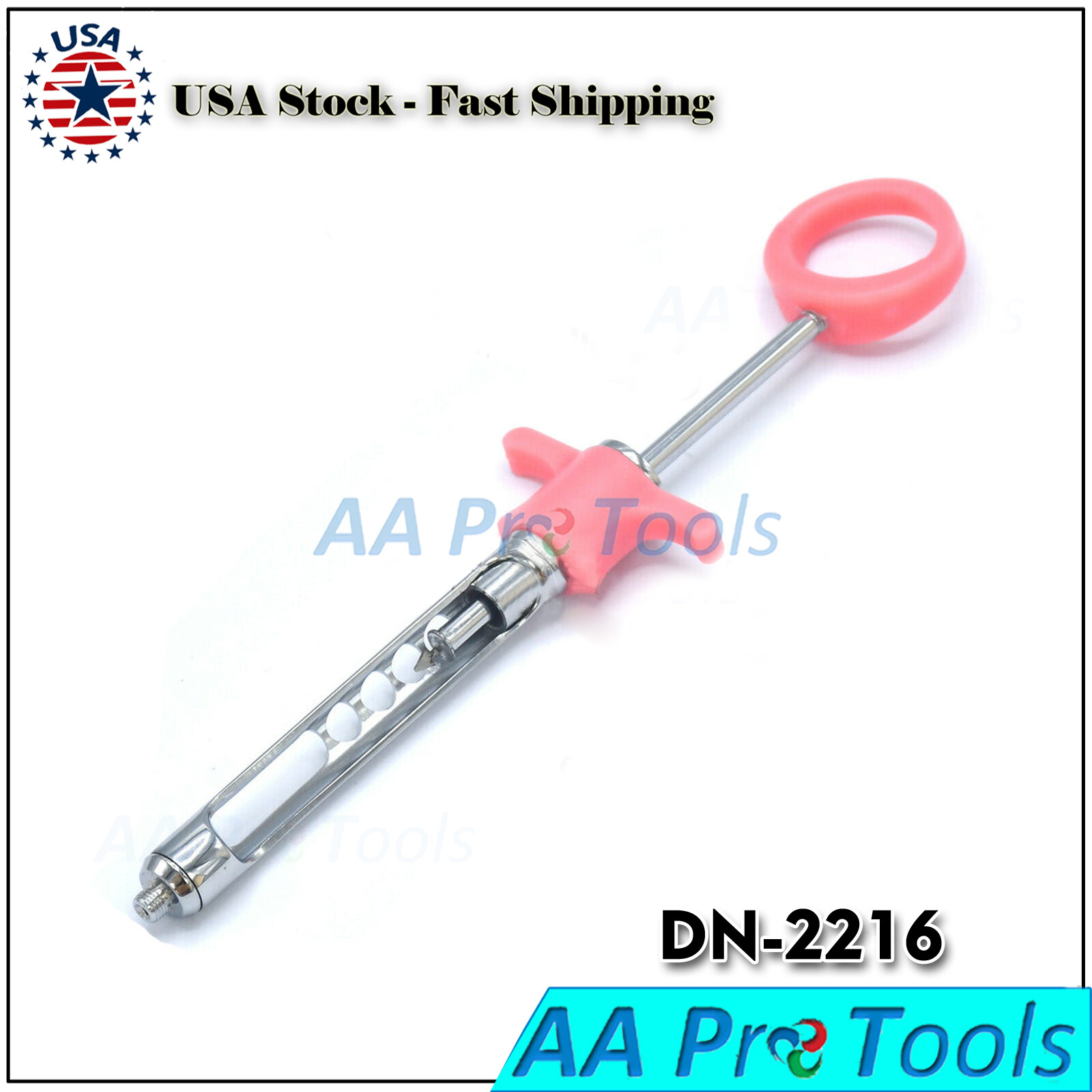 Pink+Black+Orange 3x Dental Self-Aspirating Syringe 1.8ml Auto Passive DN-2280