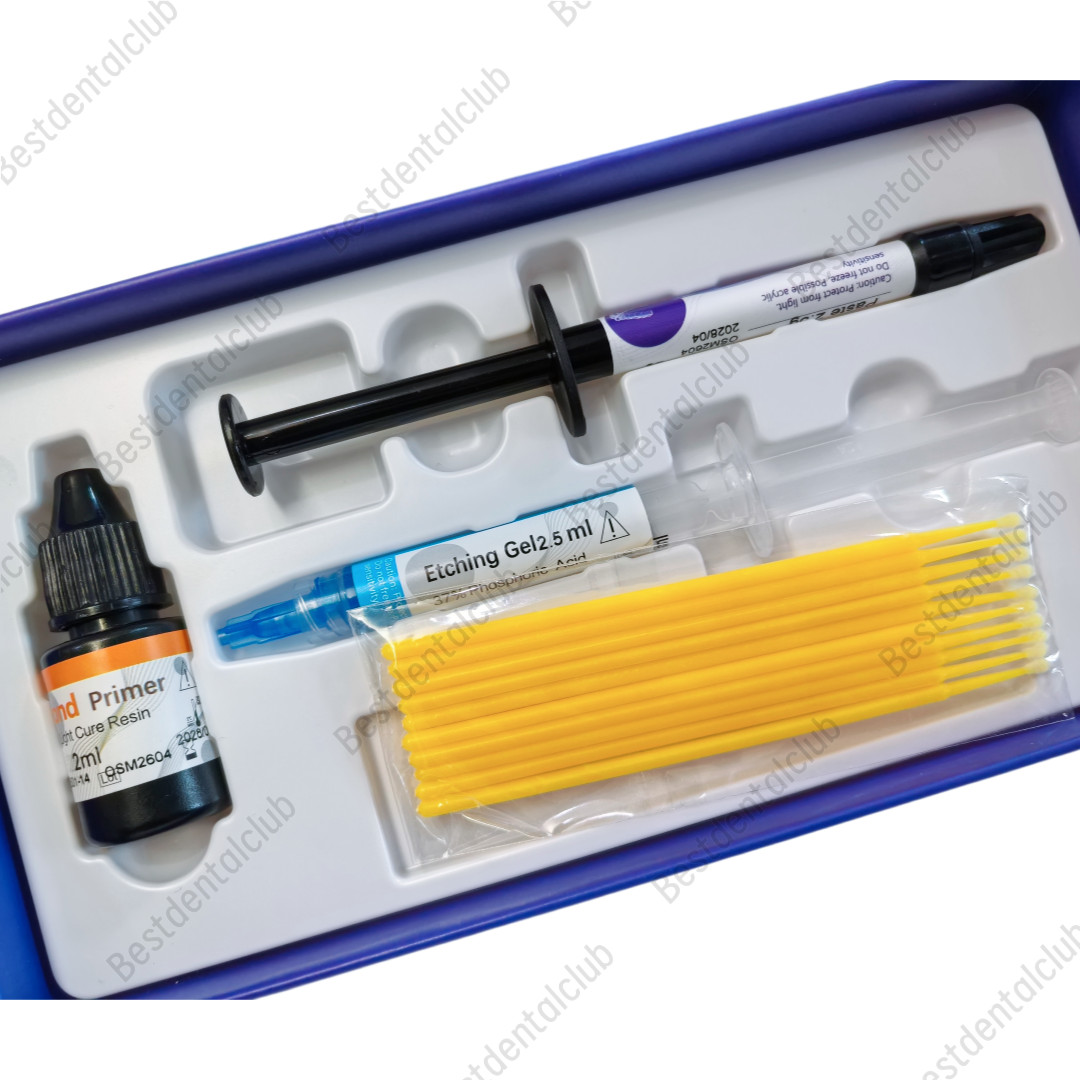 Dental Light Cure Orthodontic Adhesive Paste Kit for Aligner Attachments