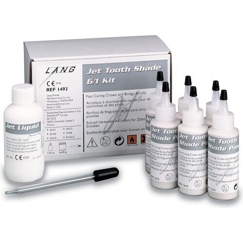 JET TOOTH SHADE 62/A2 1420-62 by BND 004OZ -Lang POWDER ONLY 4 OZ.