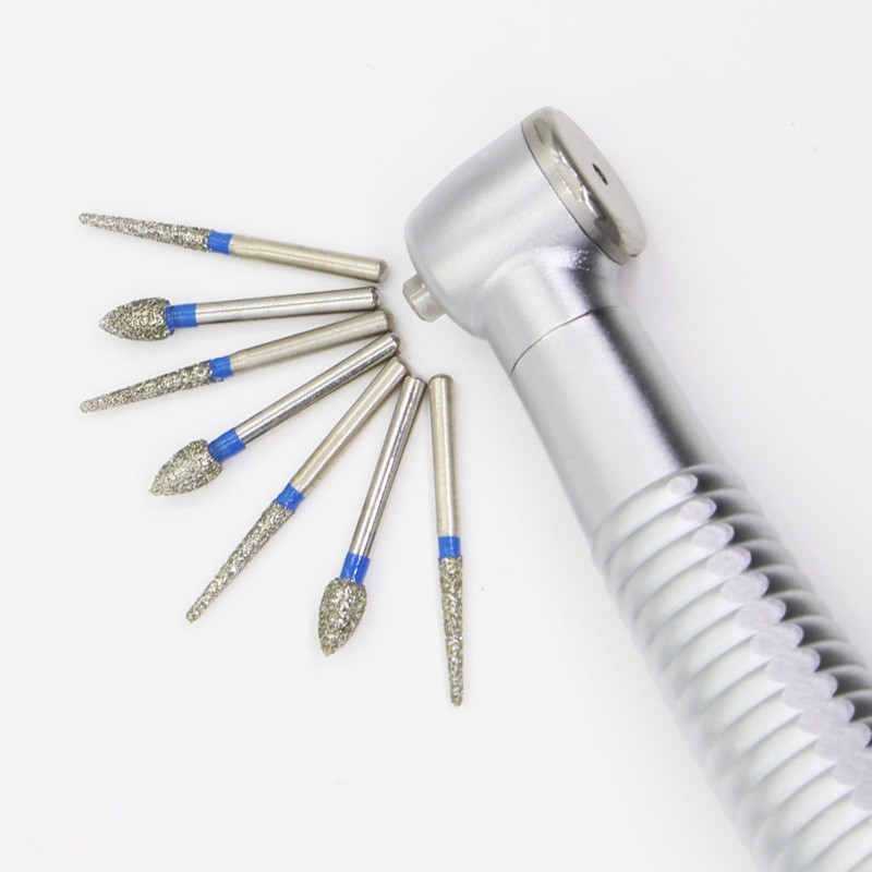 100PCS Dental DIA-BURS Diamond Burs 1.60mm for High Speed Handpiece 5Pcs/pack