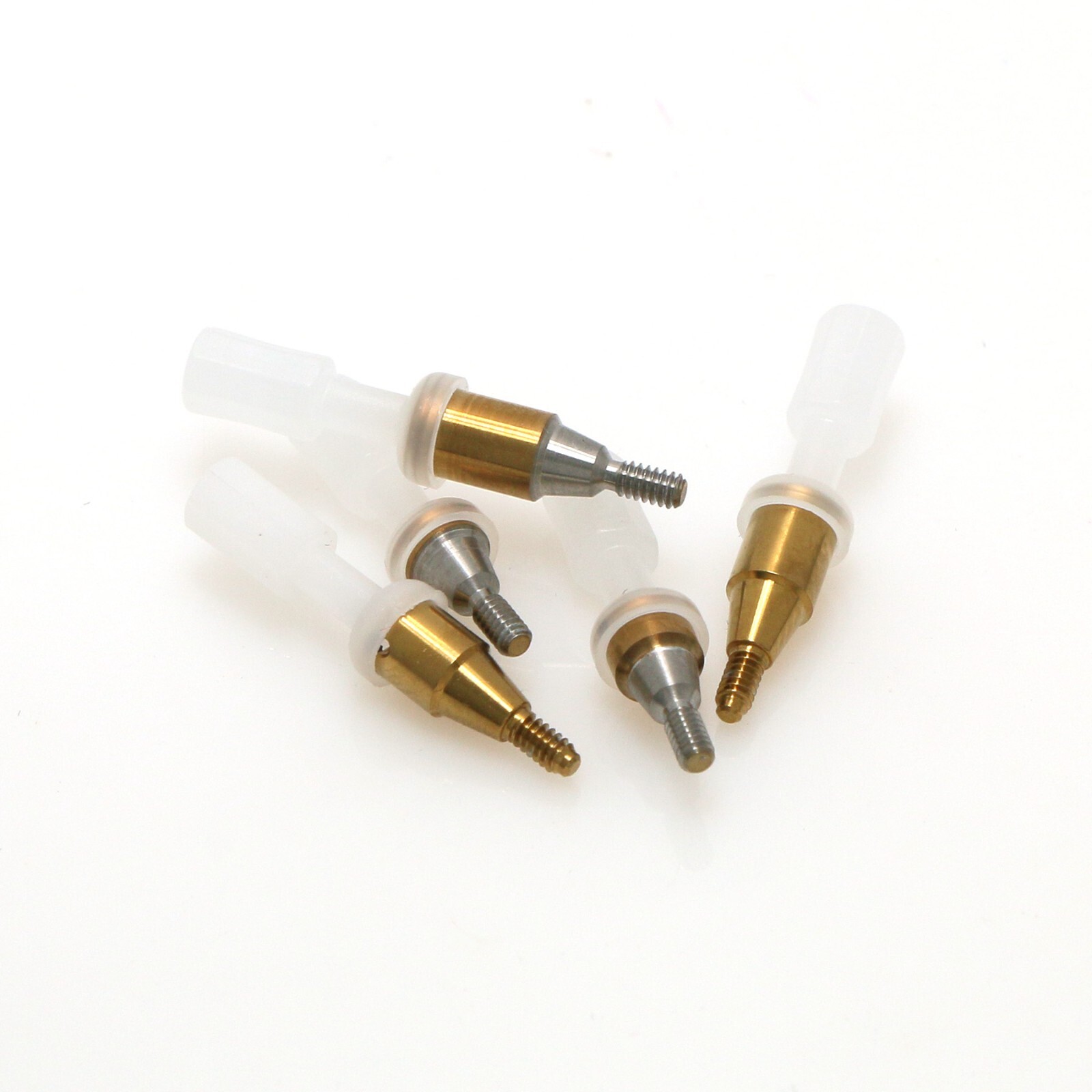 US For Nobel Active Locator Attachment Abutment NP/RP 1-5mm & Male Cap Inserts