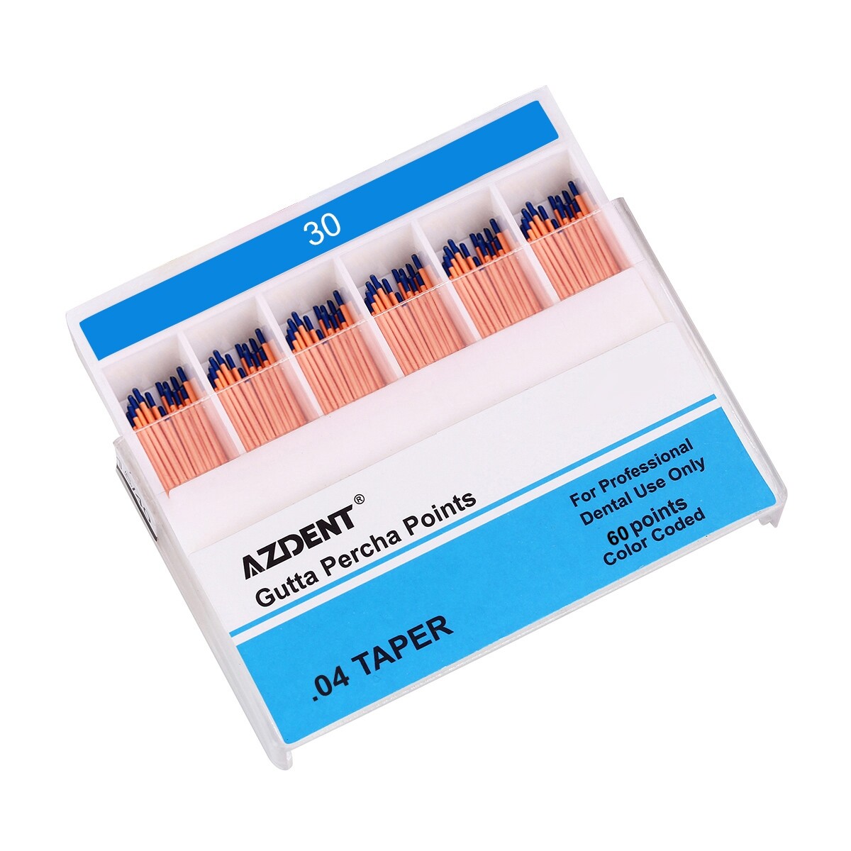 AZDENT Dental Gutta Percha Points &Absorbent Paper Points Taper Coded Endodontic
