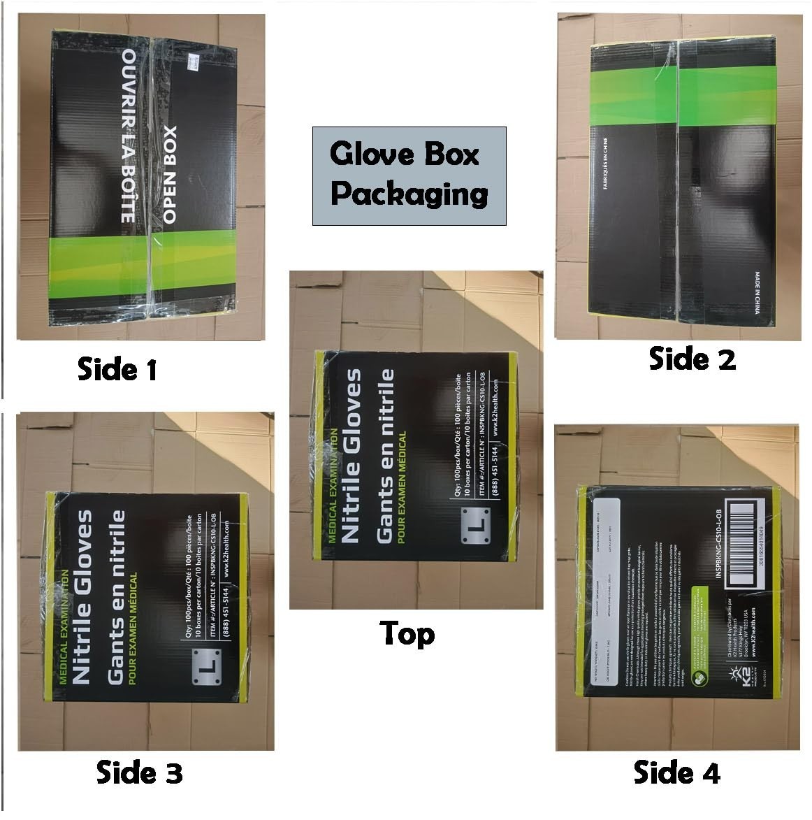 Heavy Duty Disposable Nitrile Gloves – Latex Free, 6mil Black & 8mil Orange, Foo