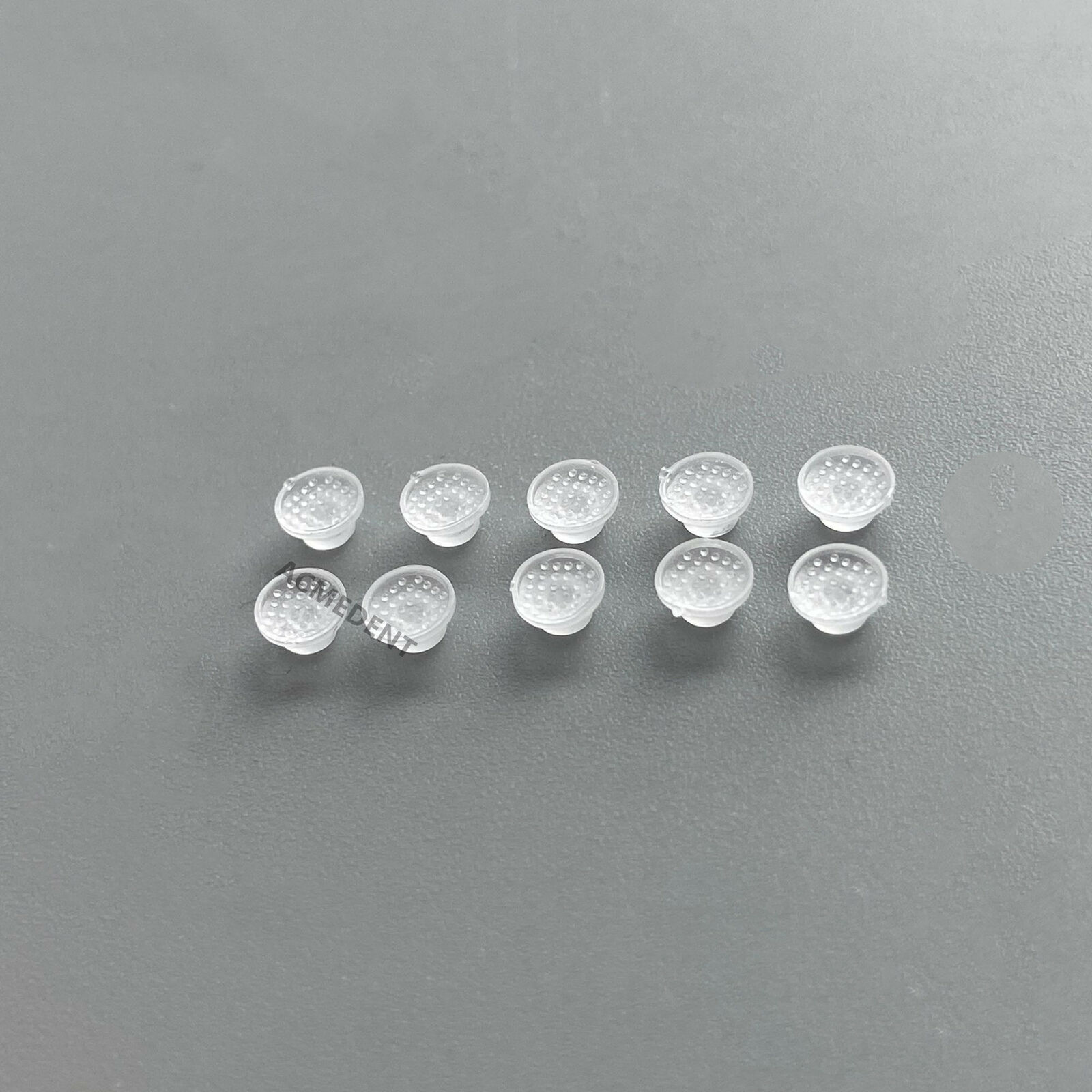 10-100Pcs Dental Lingual Button Ceramic Buttons Clear Invisable Retainer Aligner