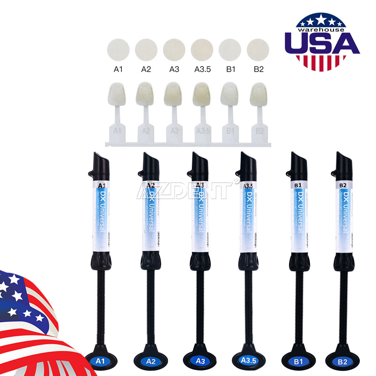 Dental Universal Light Cure Hybrid/Enamel/Flowable/Medium Flow Composite Resin