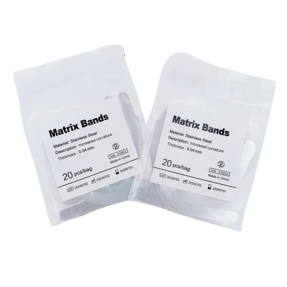 20 Pcs/Pack Dental Lab Stainless Steel Tofflemire Matrix Band Retainer Increased