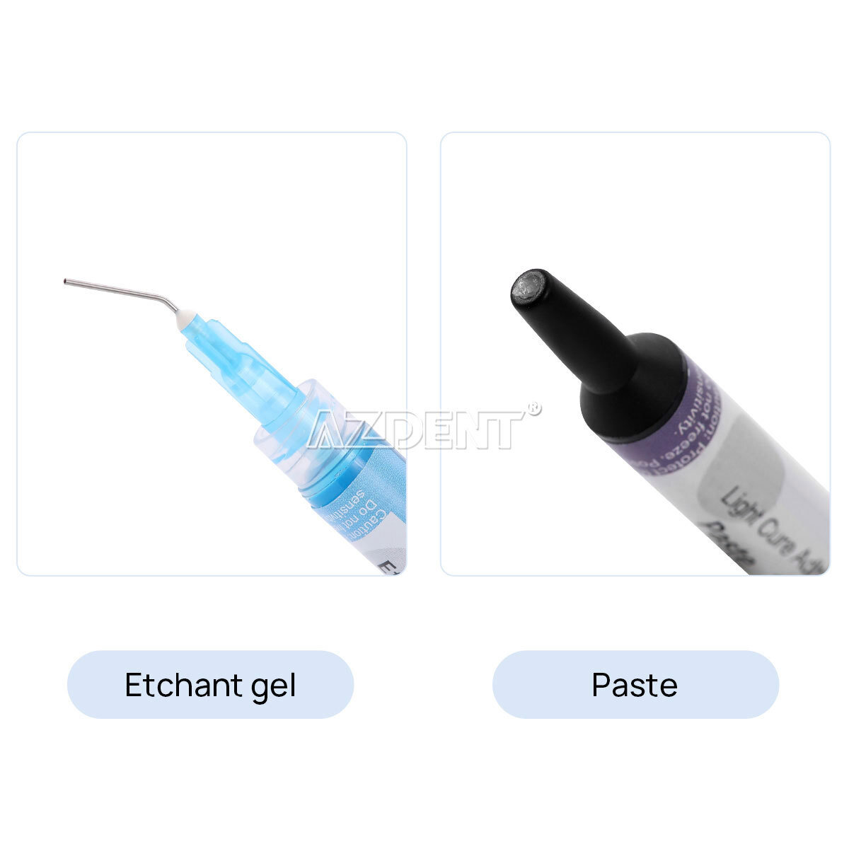 Dental Orthodontic Bonding Bracket Braces Light Cure Adhesive Primer Syringes US