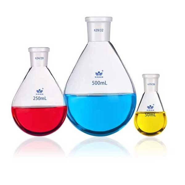 5ml – 2000ml Eggplant Shape Evaporating Flask with Standard Joints Glassware us