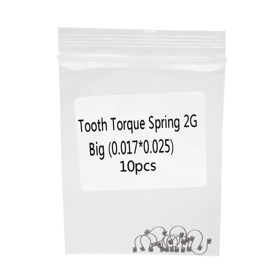 10Pcs/Bag Dental Orthodontic Anterior Teeth Torque Wire Spring Rectangular