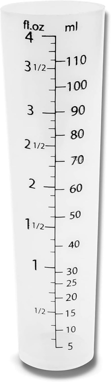 4oz 110 mL Graduated Cylinder – Heat Resistant & Chemical Resistant, Multipur…