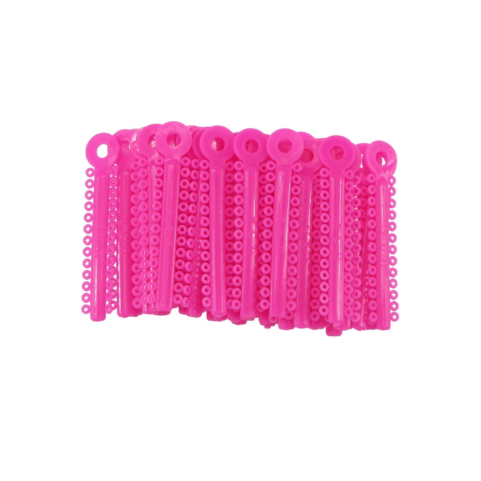 1040 Pcs Dental Orthodontic Elastic Ligature Ties Rubber Bands for Brackets
