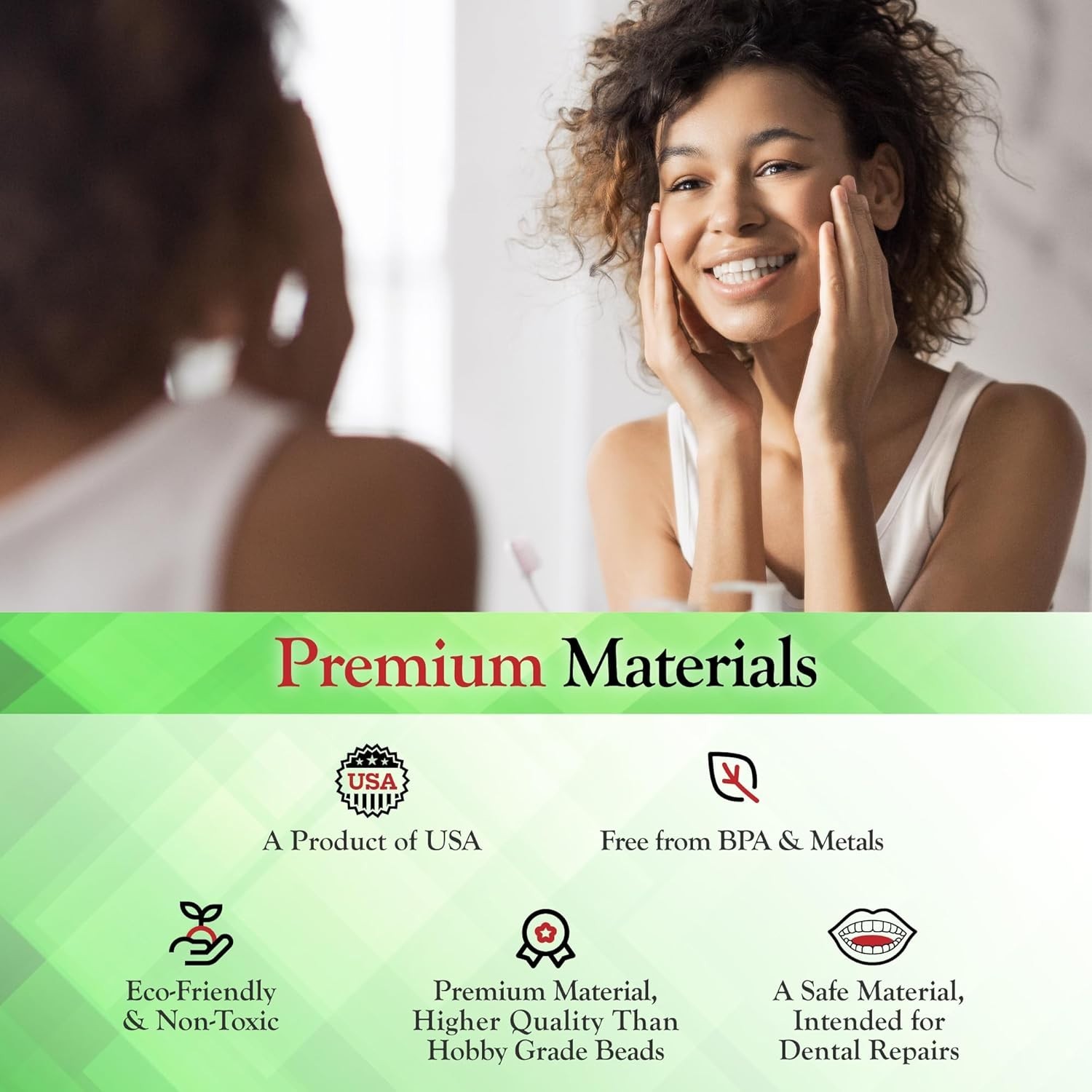 At-Home Tooth Repair Kit – Color Matching for Gaps & Broken Teeth – Easy Use