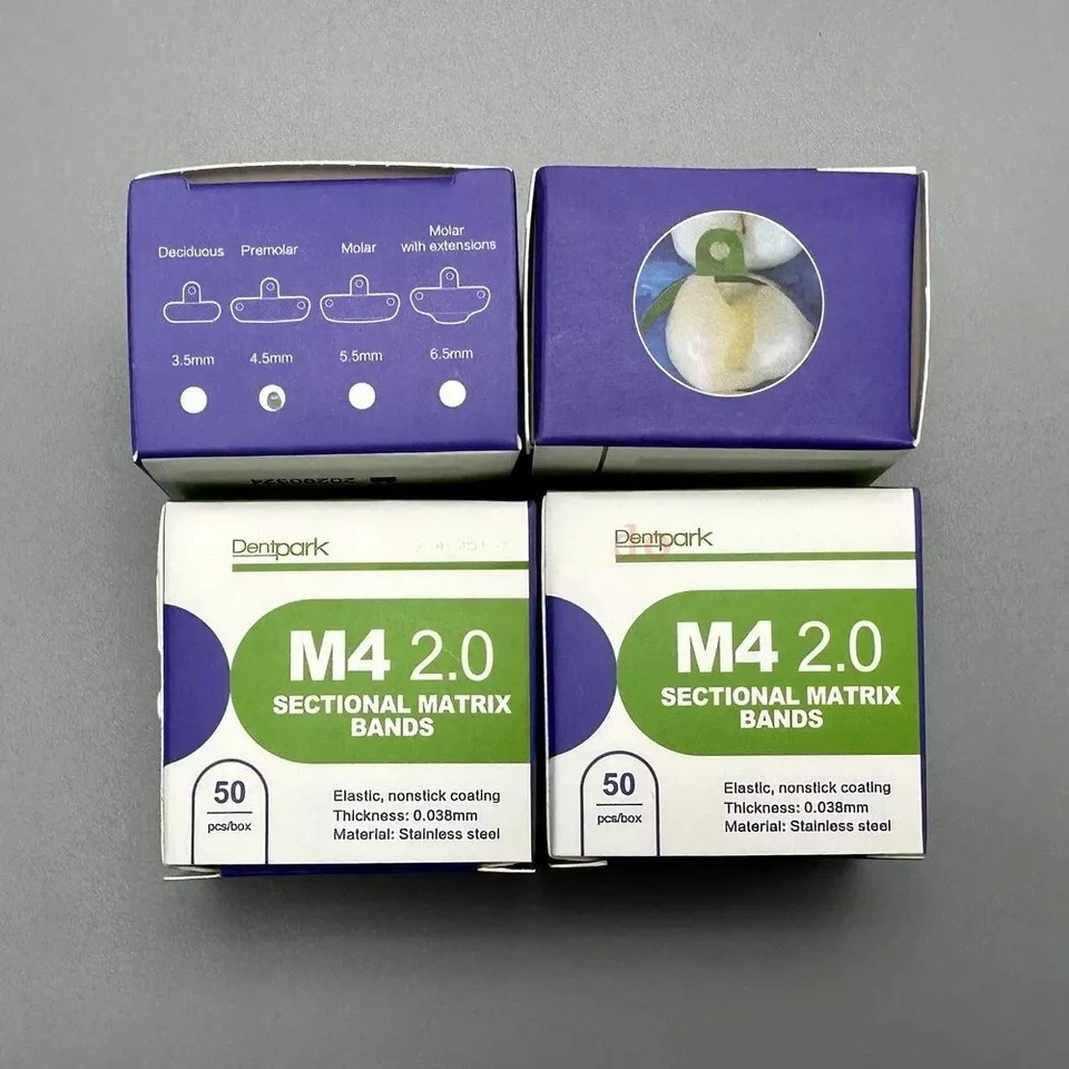 Dental Sectional Matrix Bands 4.5 5.5 6.5 Niti Retaining Rings Wedges Palodent