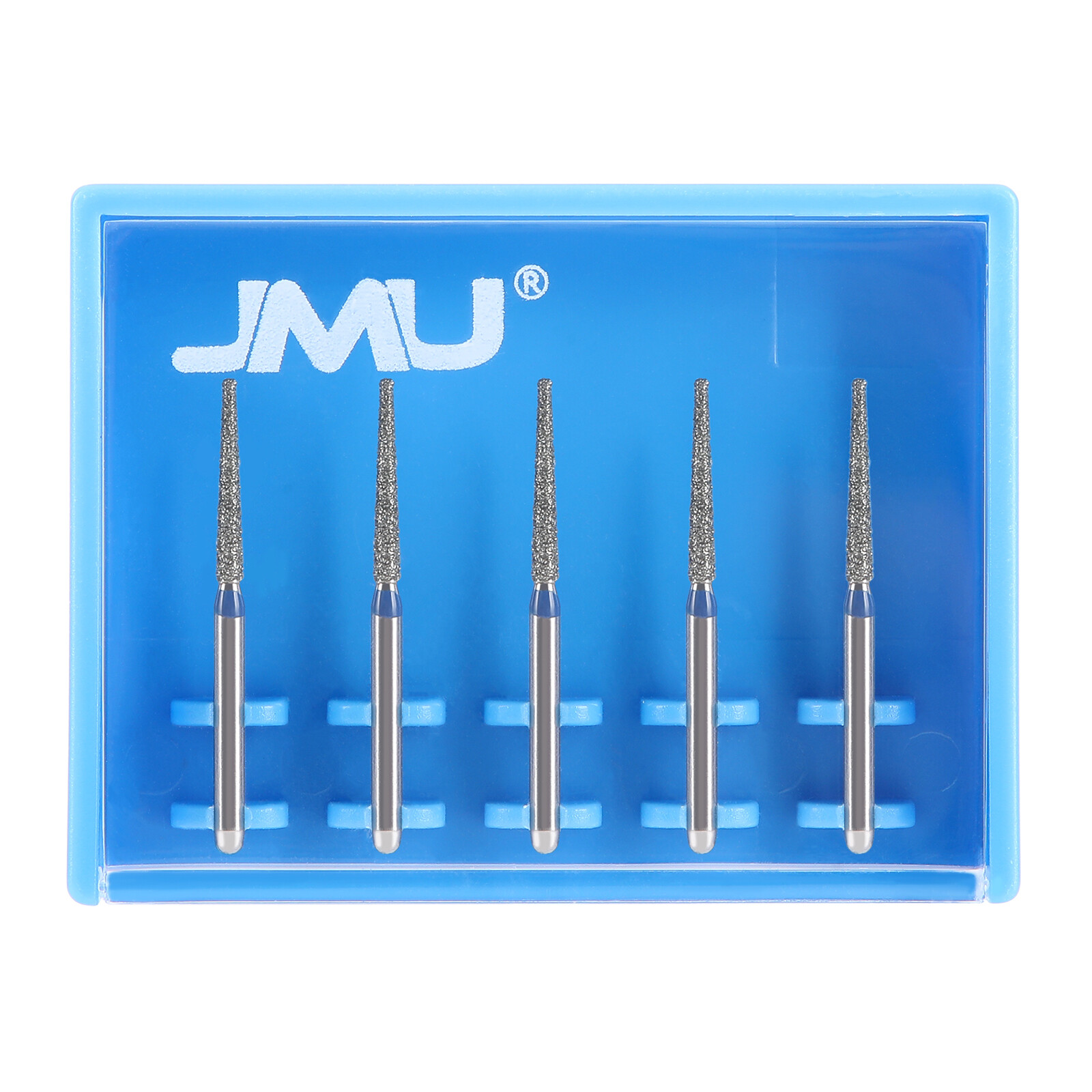 50Pcs Dental Diamond Burs FG Flat End Taper Friction Grip Burs 5Pcs/Box