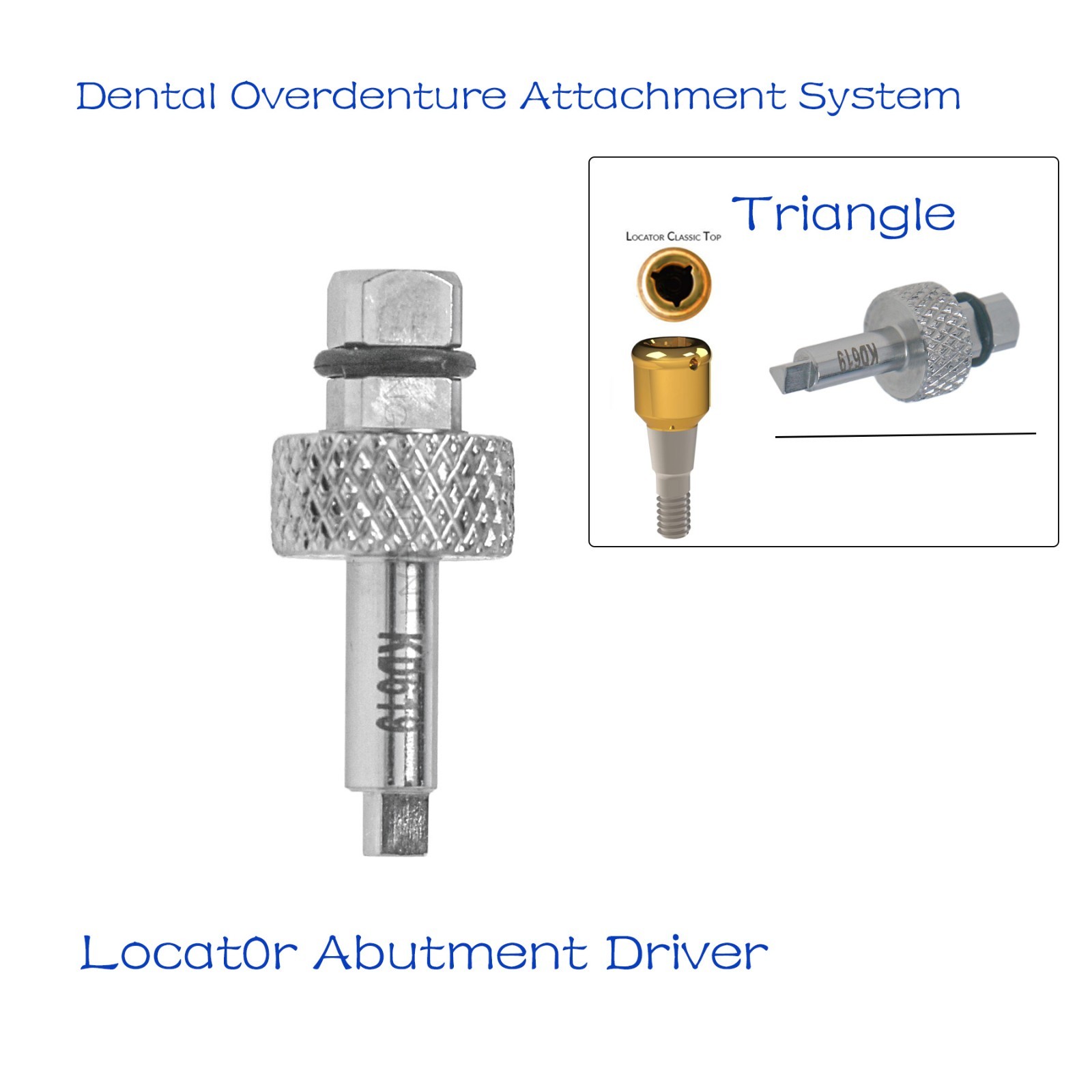 Overdenture Abutment Male Cap Inserts locator Tool for NEODENT GRAND MORSE GM