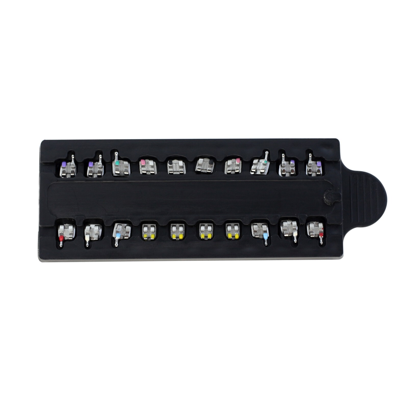 Orthodontic Bracket Brace Metal MIM MINI MBT Roth 018 345 With Hooks 5-5 OC