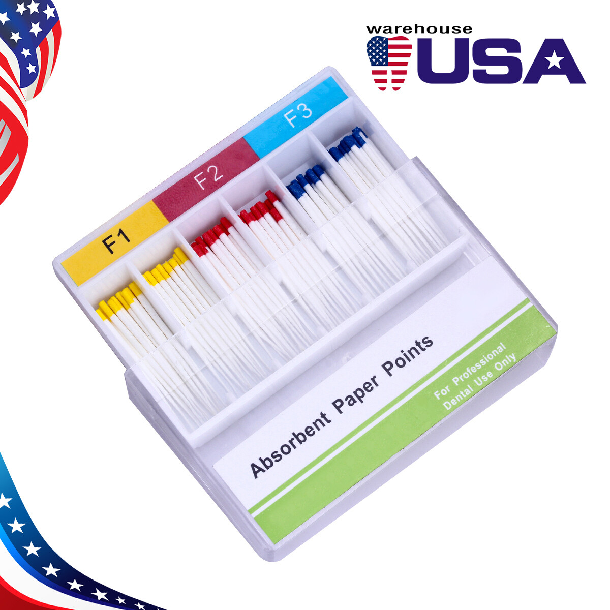 Dental Gutta Percha Points/Absorbent Paper Points Taper 02/04/06 Endo Root Clean