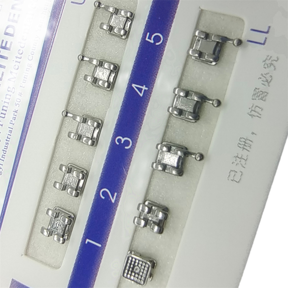 20pc/Kit Dental Orthodontic Bracket Braces MIM Mini Edgewise .022 Hooks 3-4-5