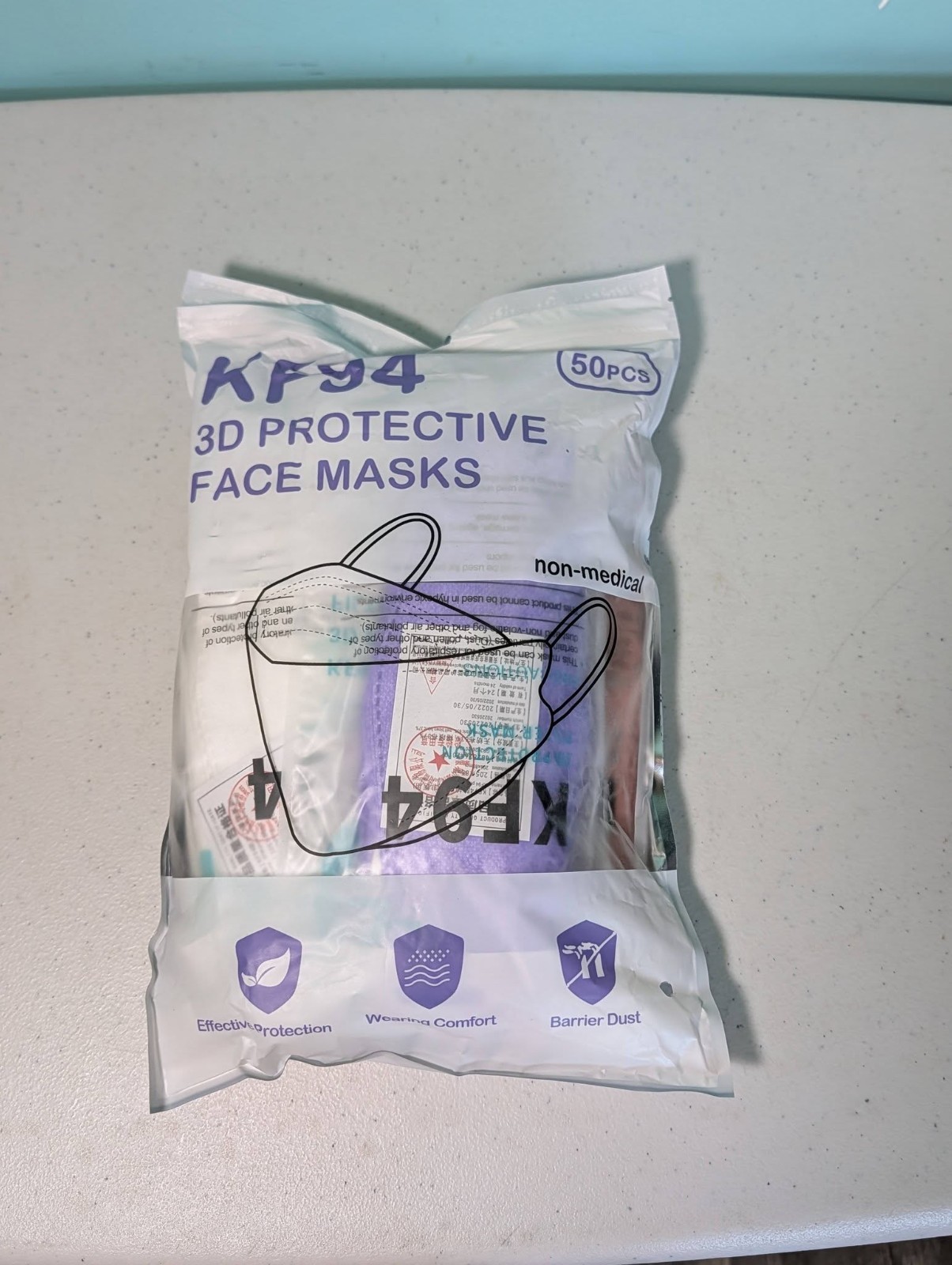 KF94 Face Masks Disposable 50 Pcs Per Package New