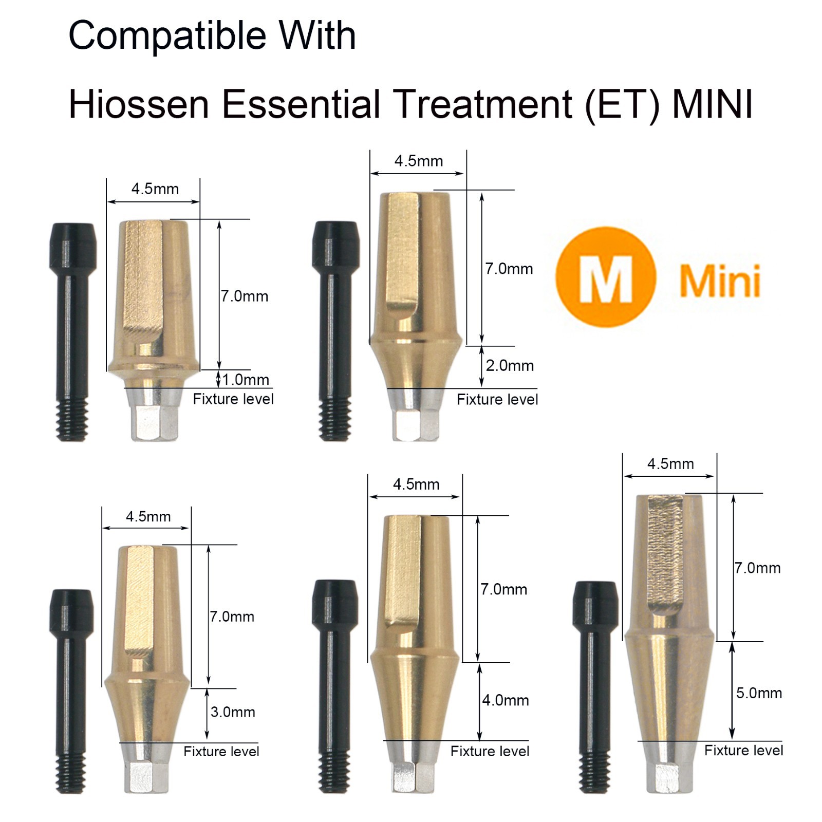 US Dental Osstem TS Hiossen ET Transfer Abutment Hex MINI/Regular